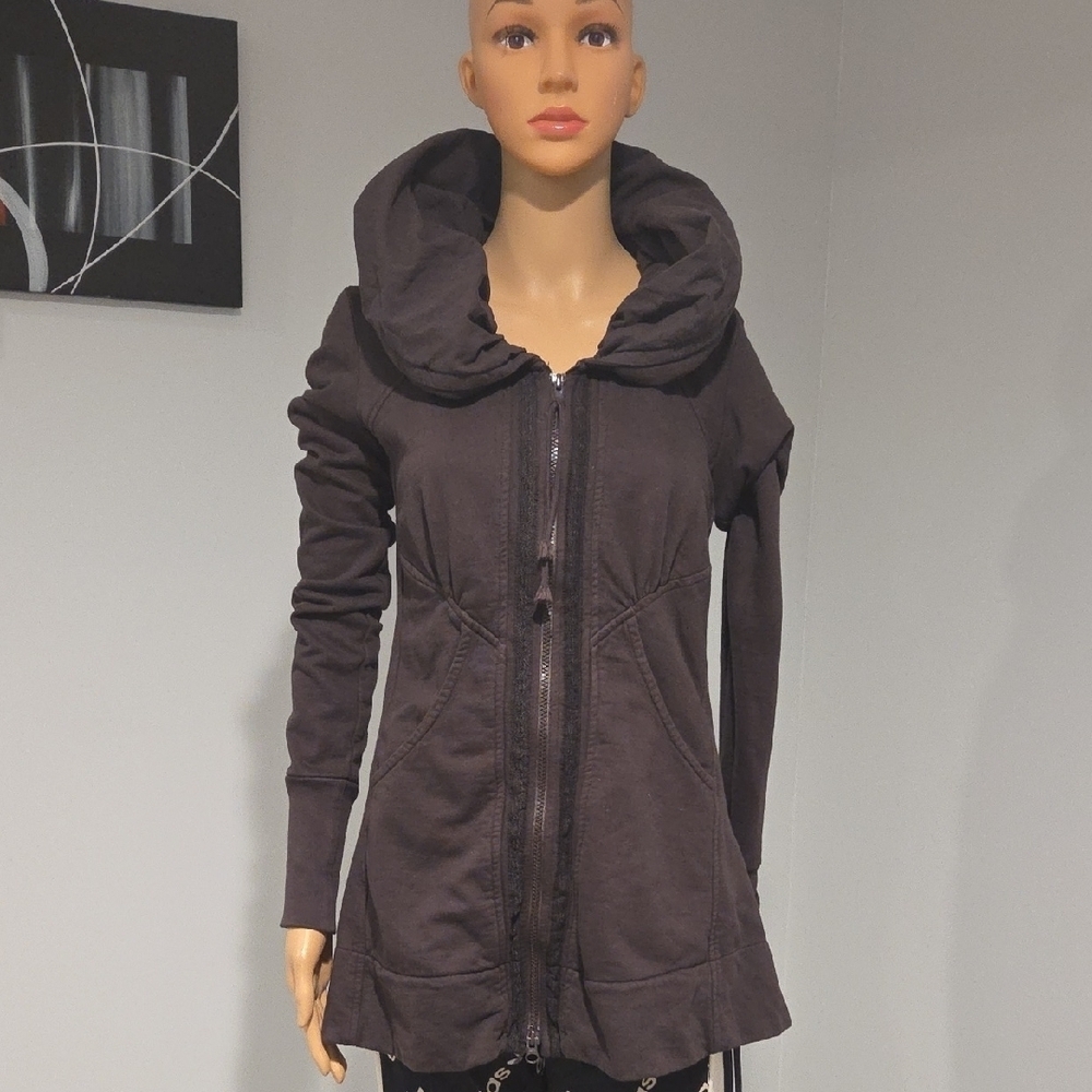 Prairie Underground Charcoal Hooded Utility Jacket